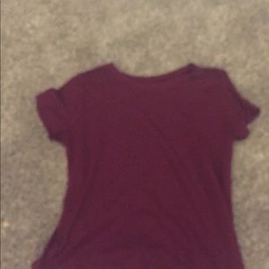 Maroon shirt